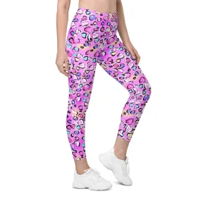 Artsy Heart Leggings With Pockets