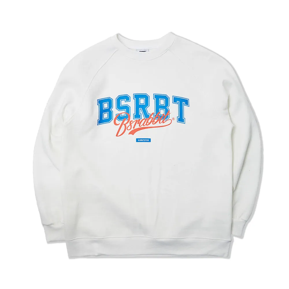 AUTHENTIC LOGO CREWNECK WHITE