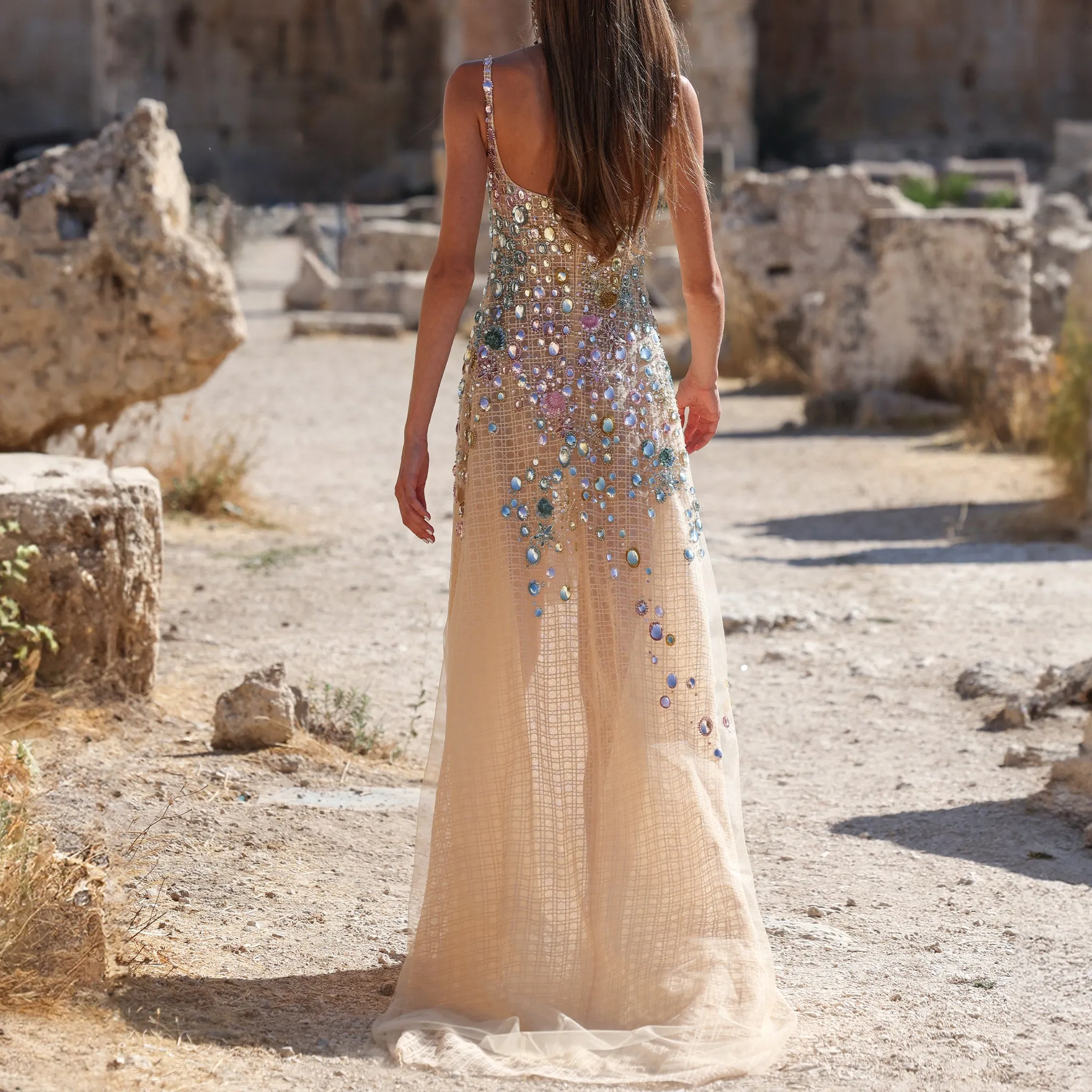 Beaded Lace Dress