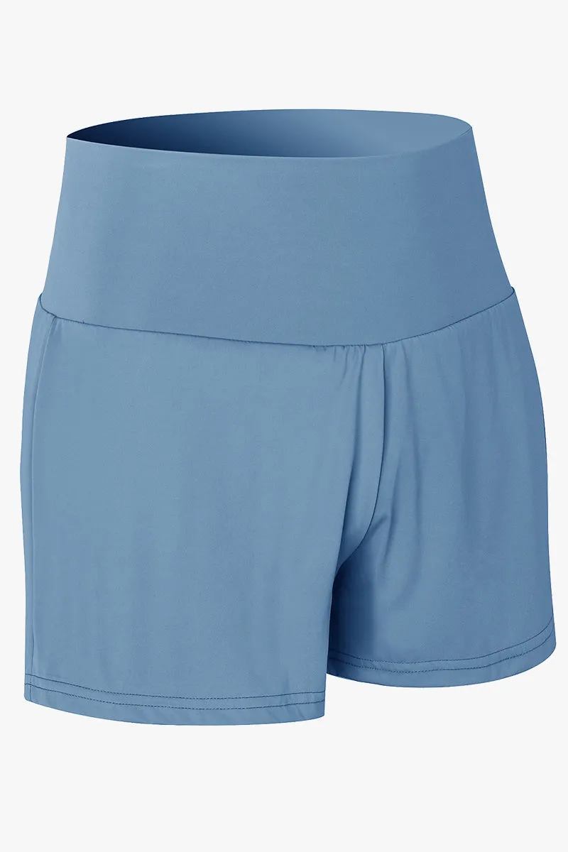 High-Rise Track Running Shorts