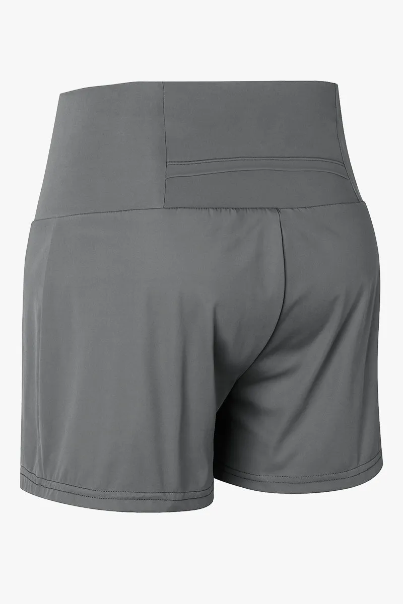 High-Rise Track Running Shorts