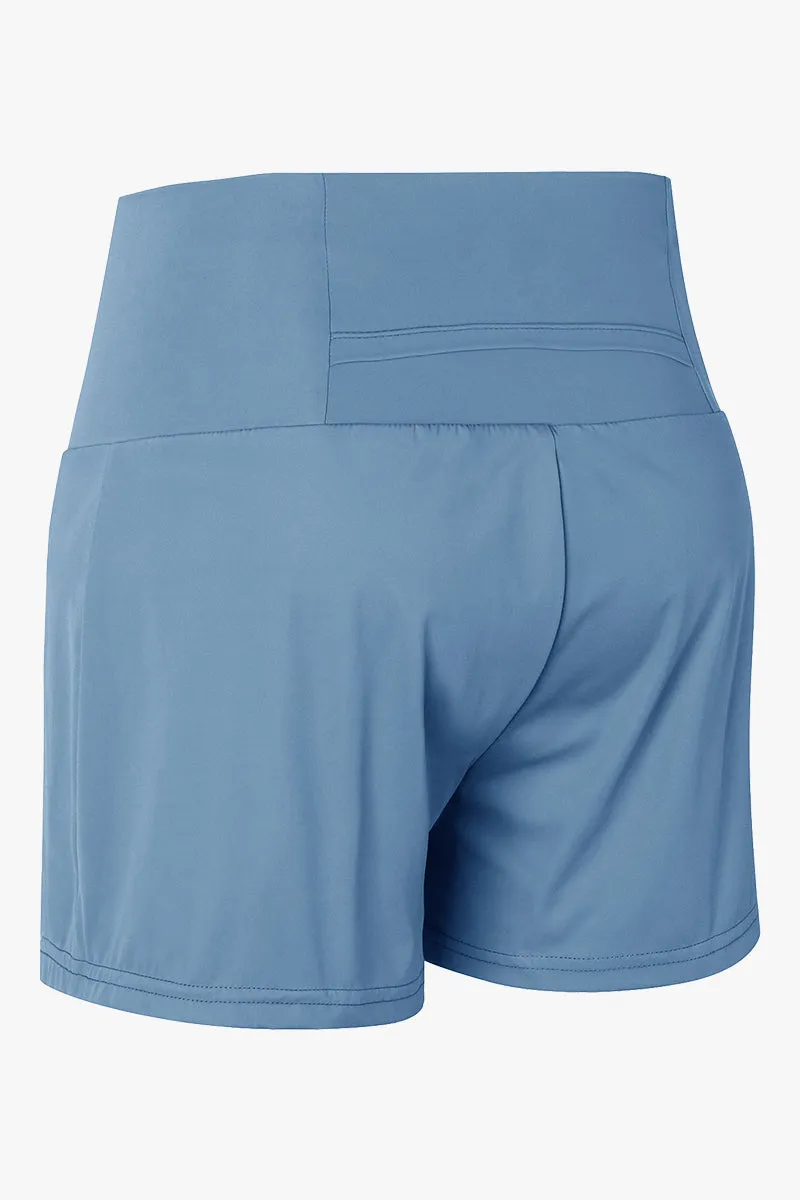 High-Rise Track Running Shorts