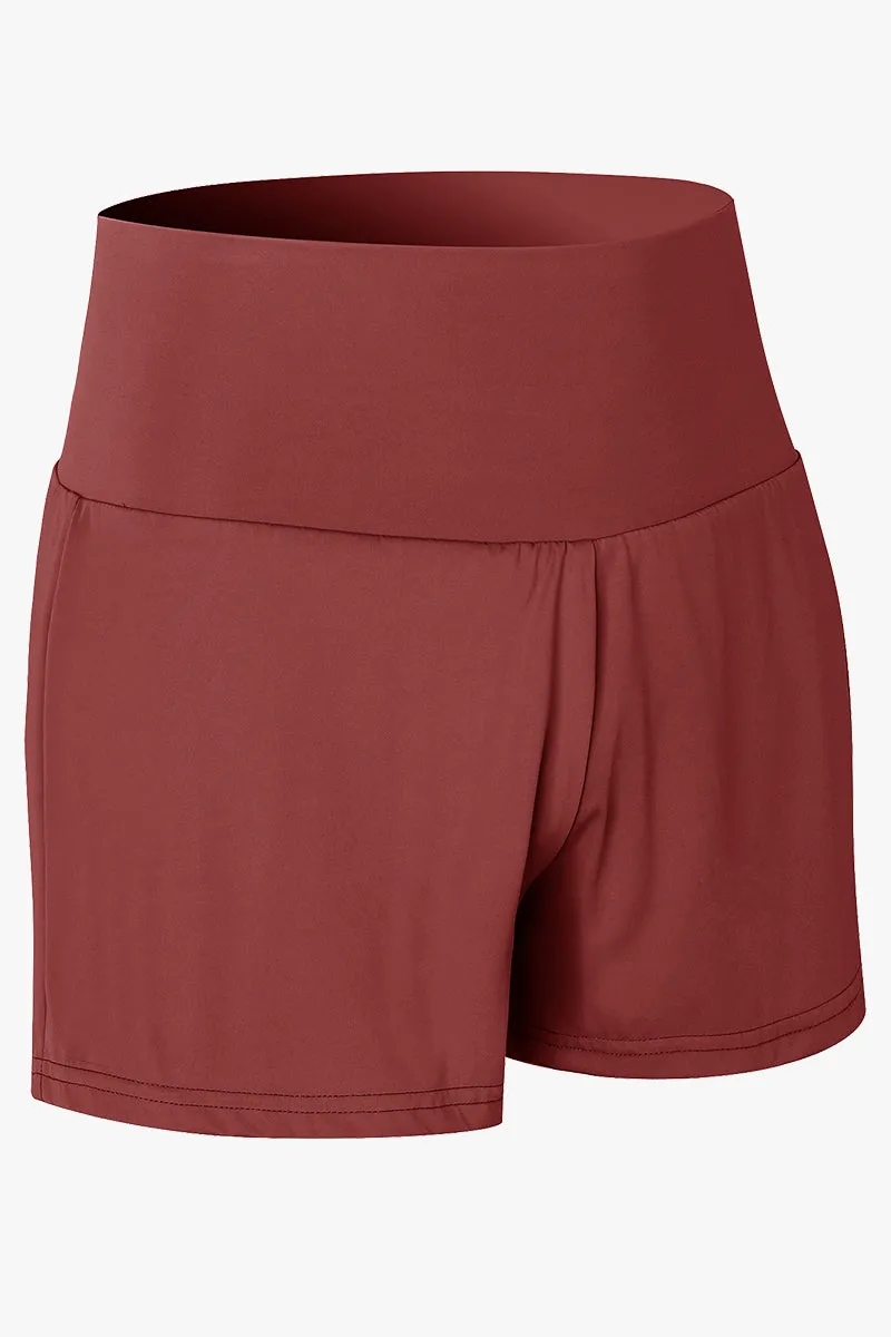 High-Rise Track Running Shorts