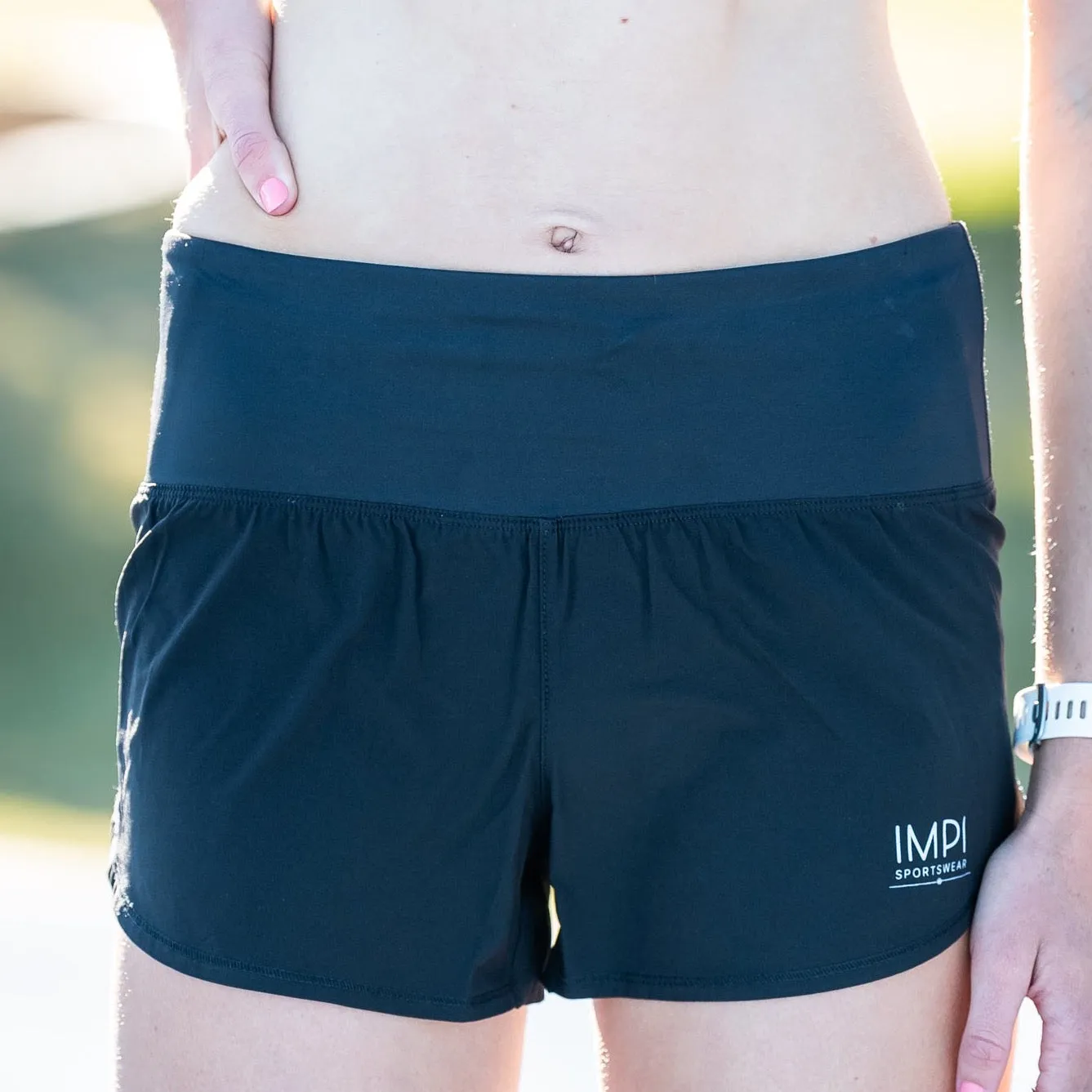 IMPI Stretch Polyshorts - Black