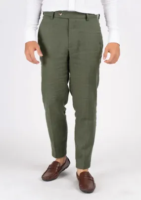 Juniper Green Linen Pants