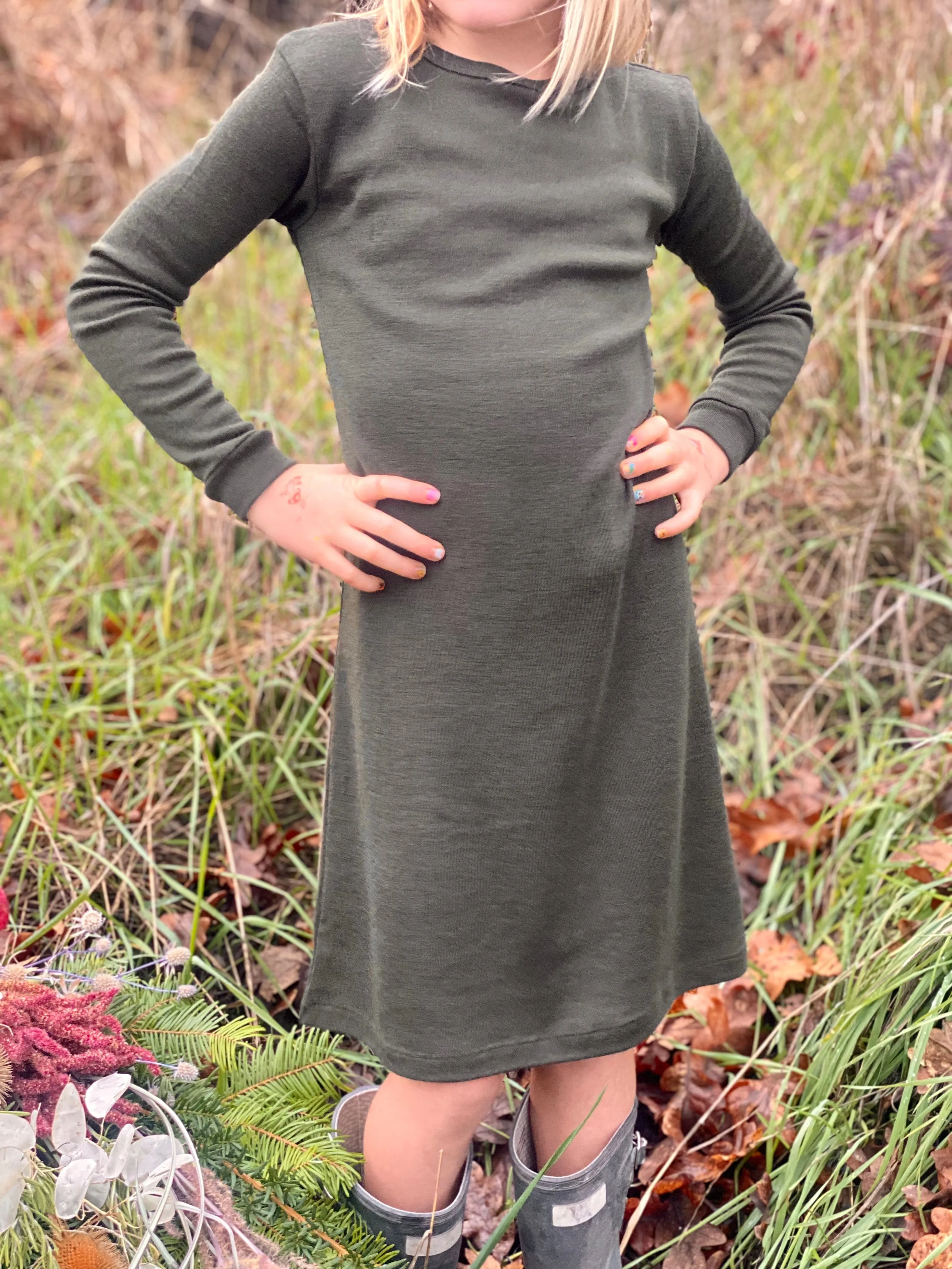 Kids Long Sleeve Dress