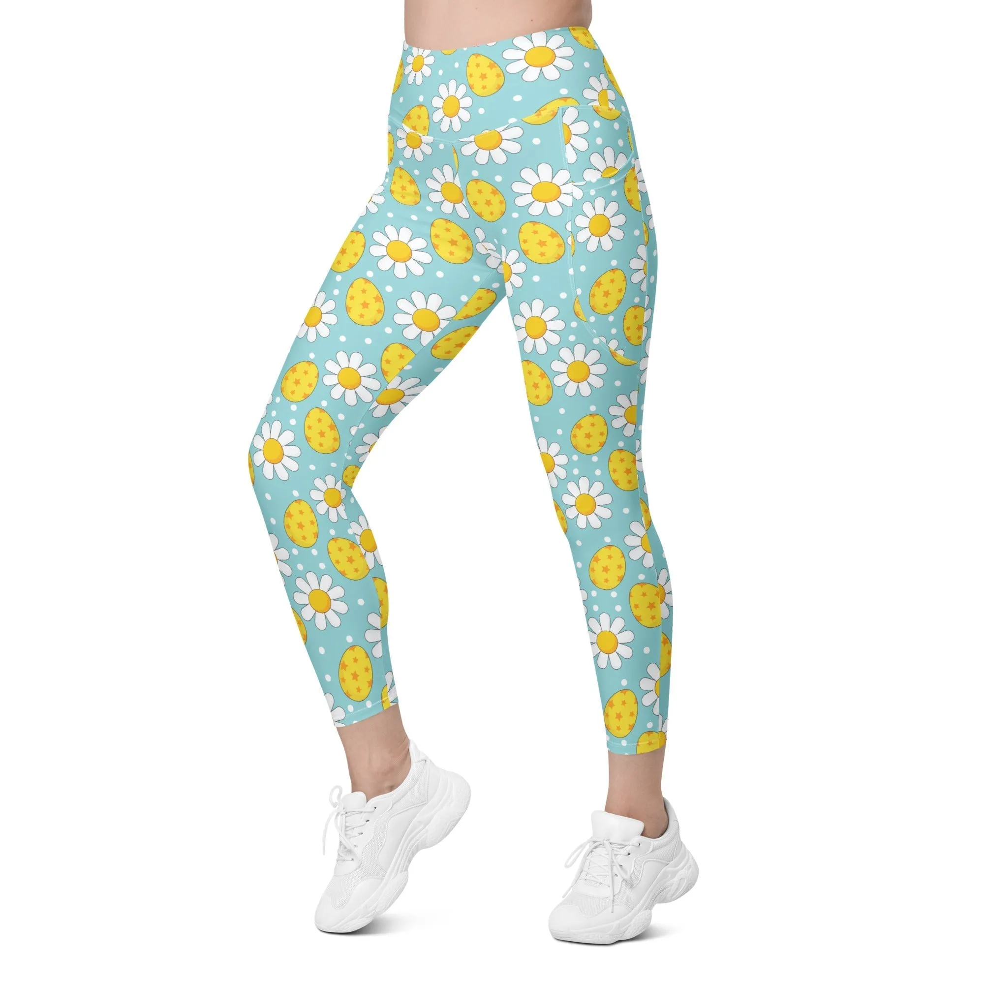 Lovely Easter Leggings With Pockets