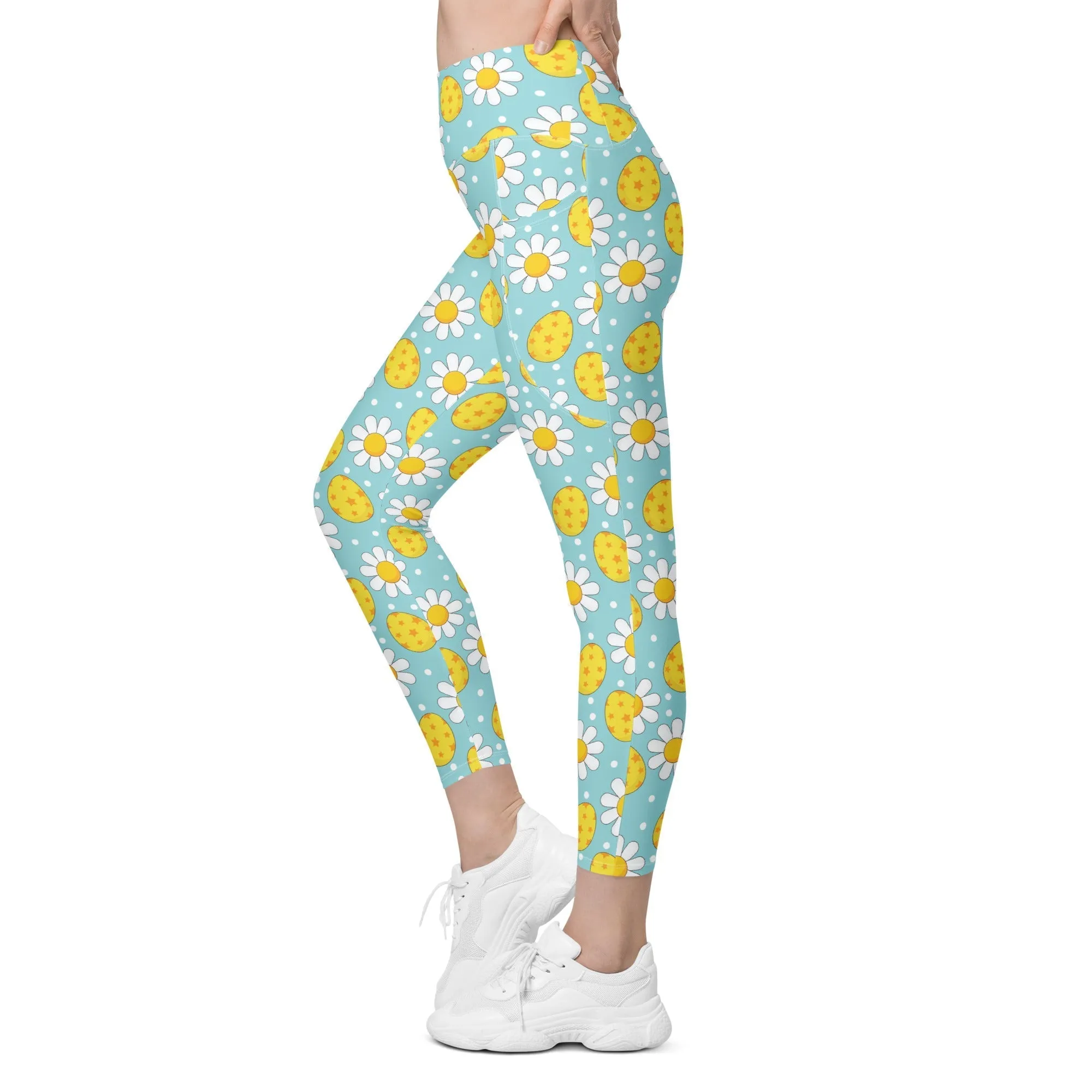 Lovely Easter Leggings With Pockets