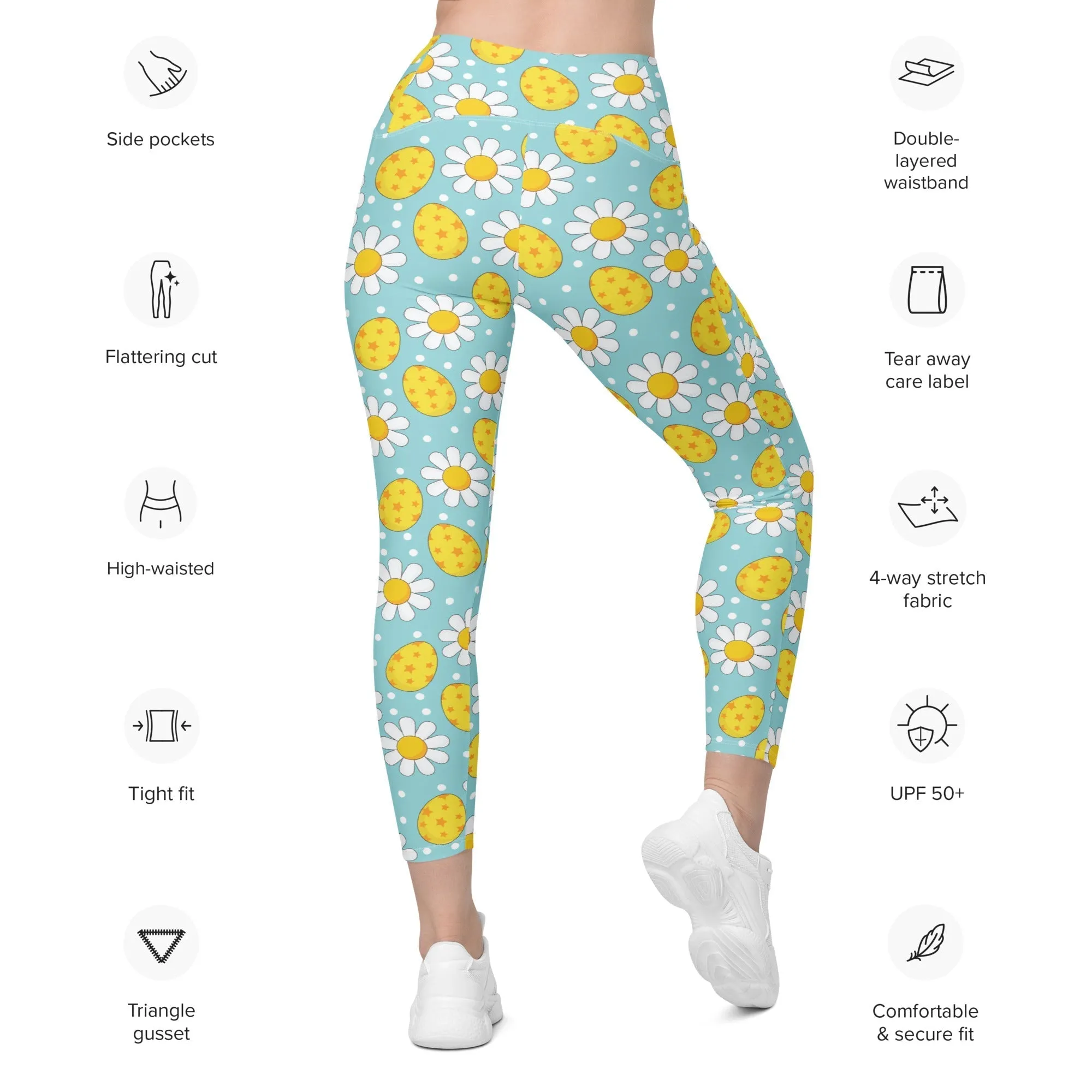 Lovely Easter Leggings With Pockets