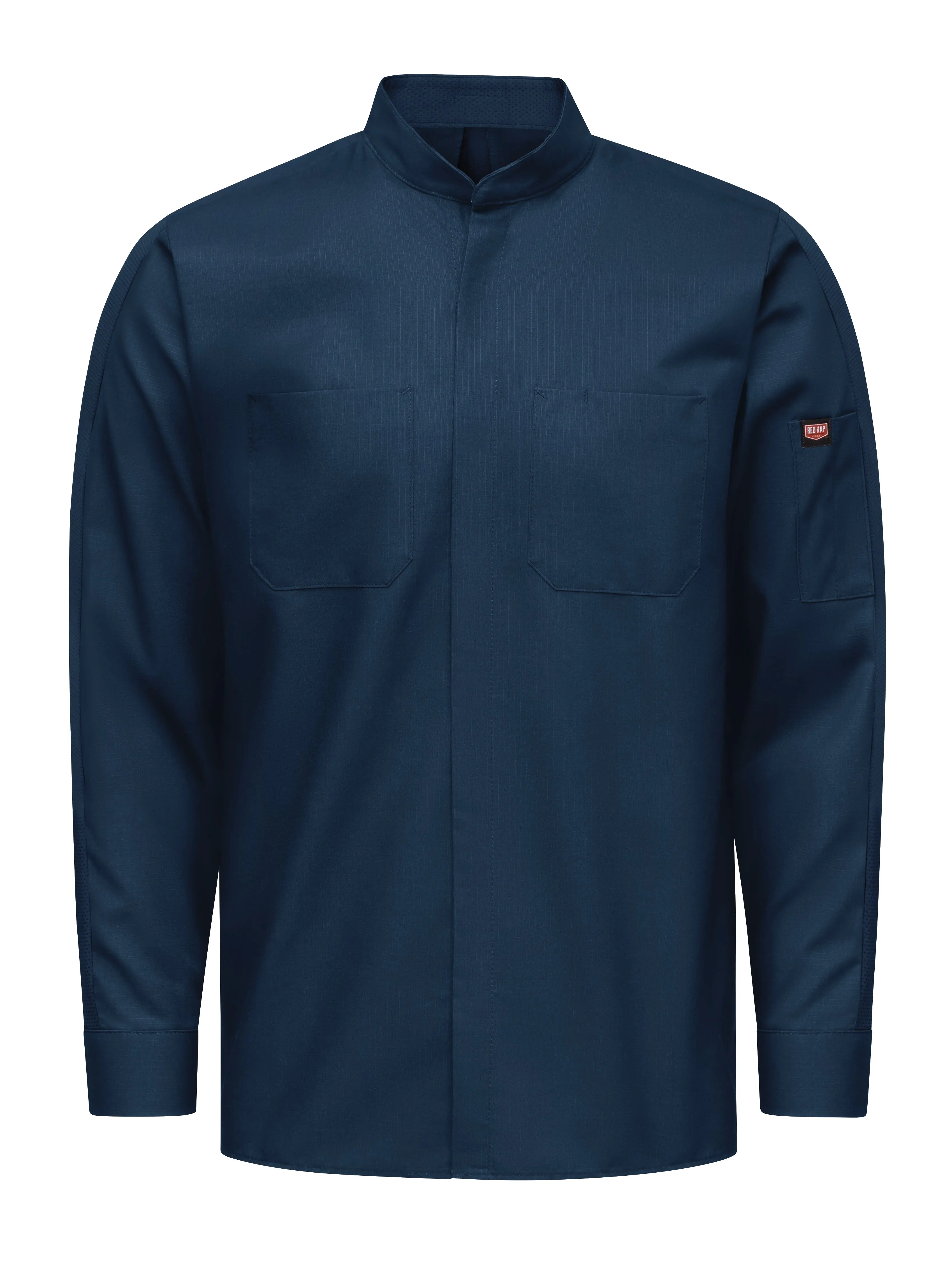 Men's Long Sleeve Pro  Work Shirt with OilBlok and Mimix SX36 - Navy