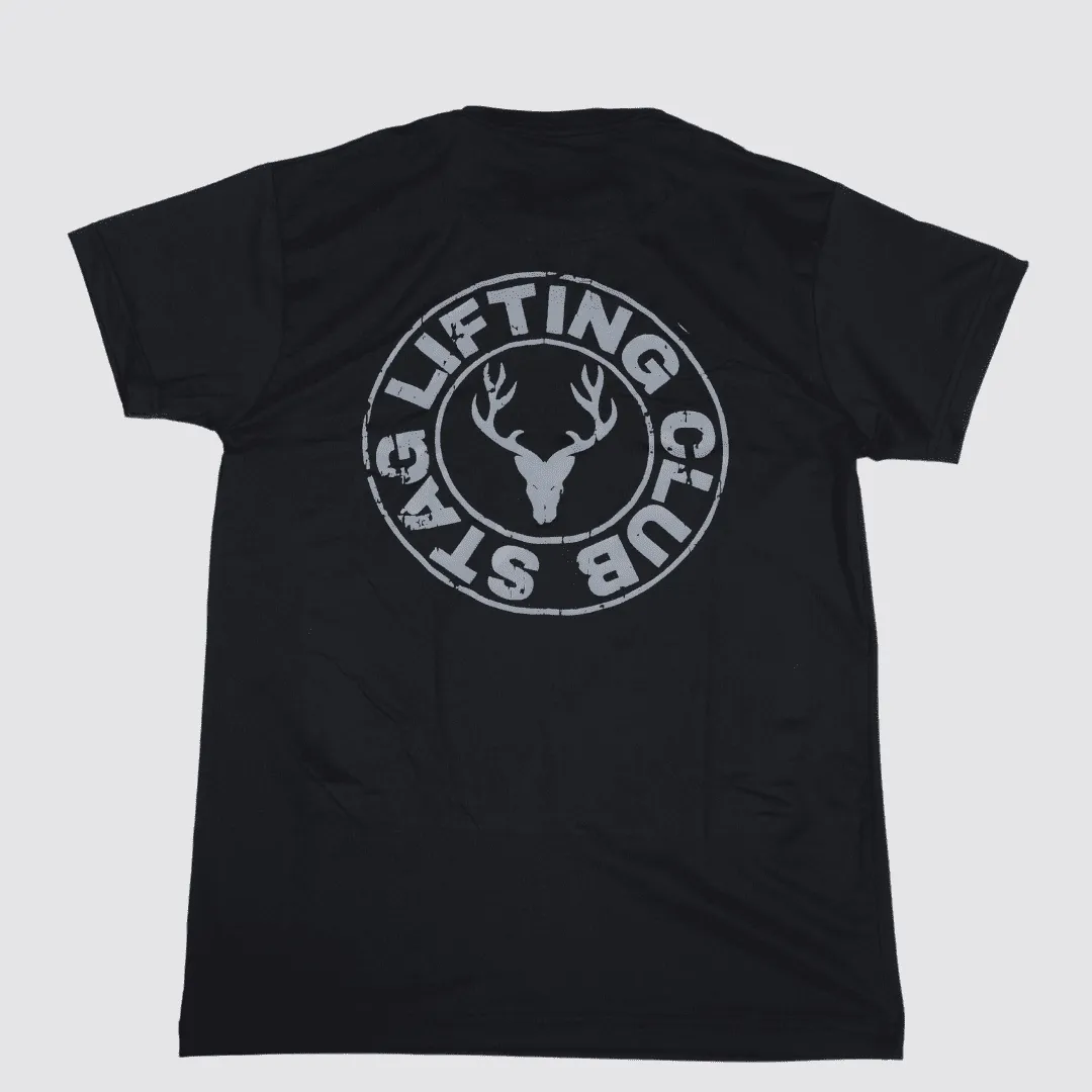 Stag Lifting Club Dri-Fit Tee (BLACK)