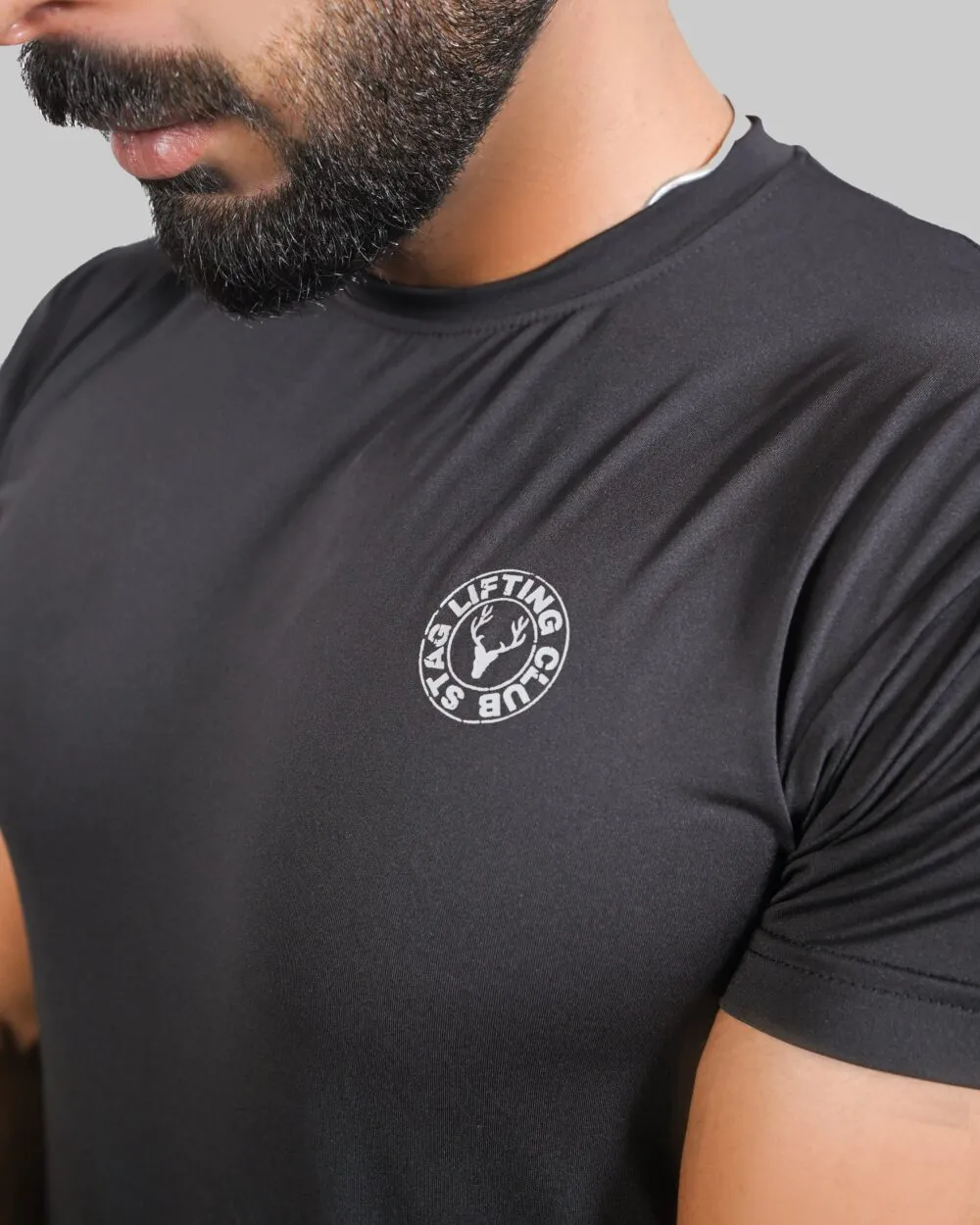 Stag Lifting Club Dri-Fit Tee (BLACK)