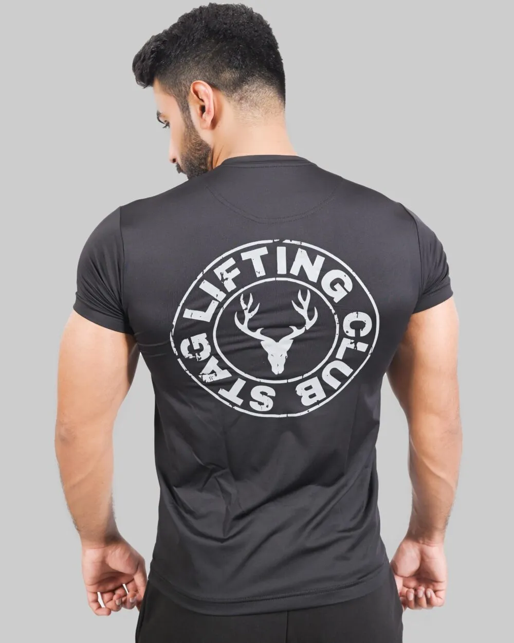 Stag Lifting Club Dri-Fit Tee (BLACK)