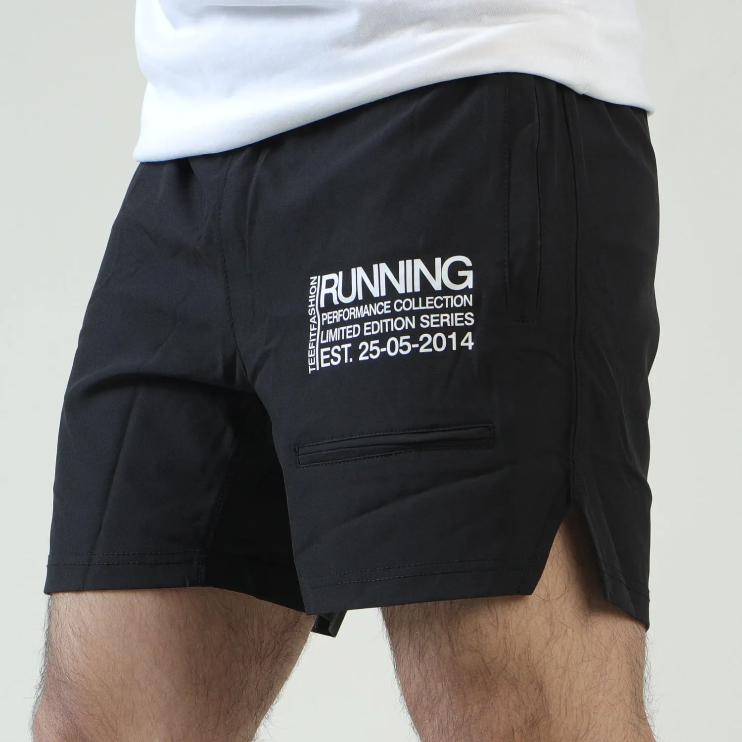 Tf-Black Running Utility Shorts