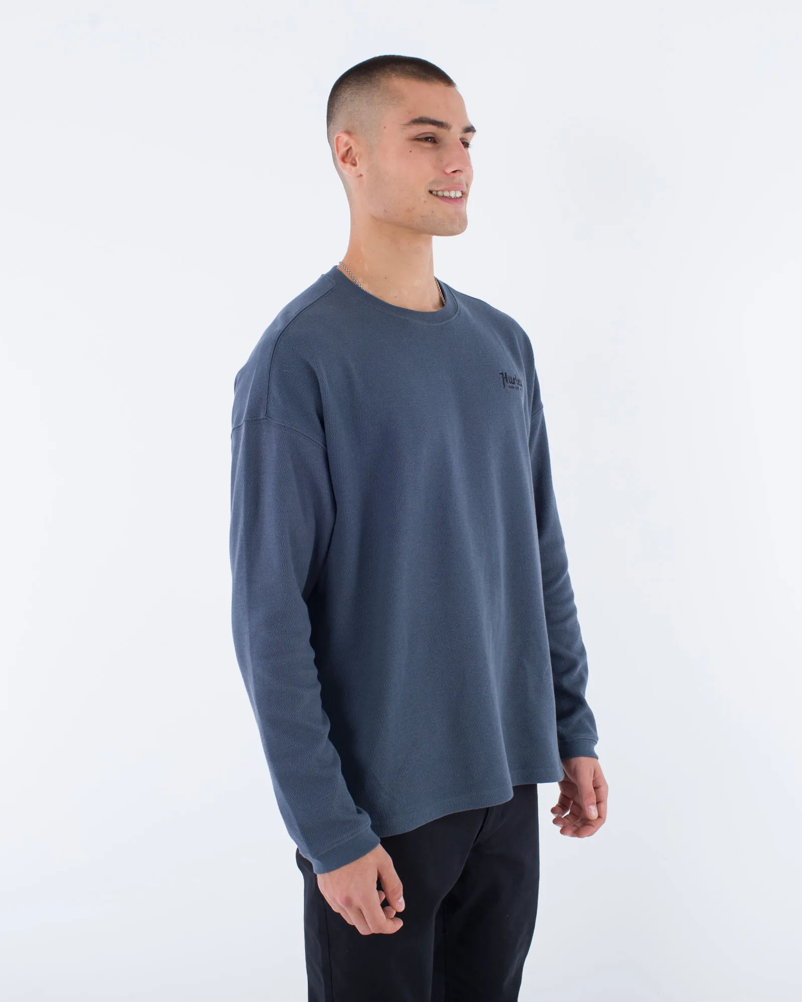 Tradesman Thermal Crew Sweatshirt in Iron Ore