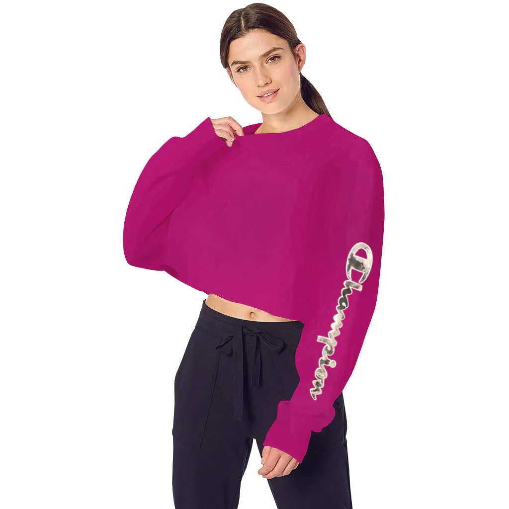 Women's Champion Soft Touch L/S Cropped Tee