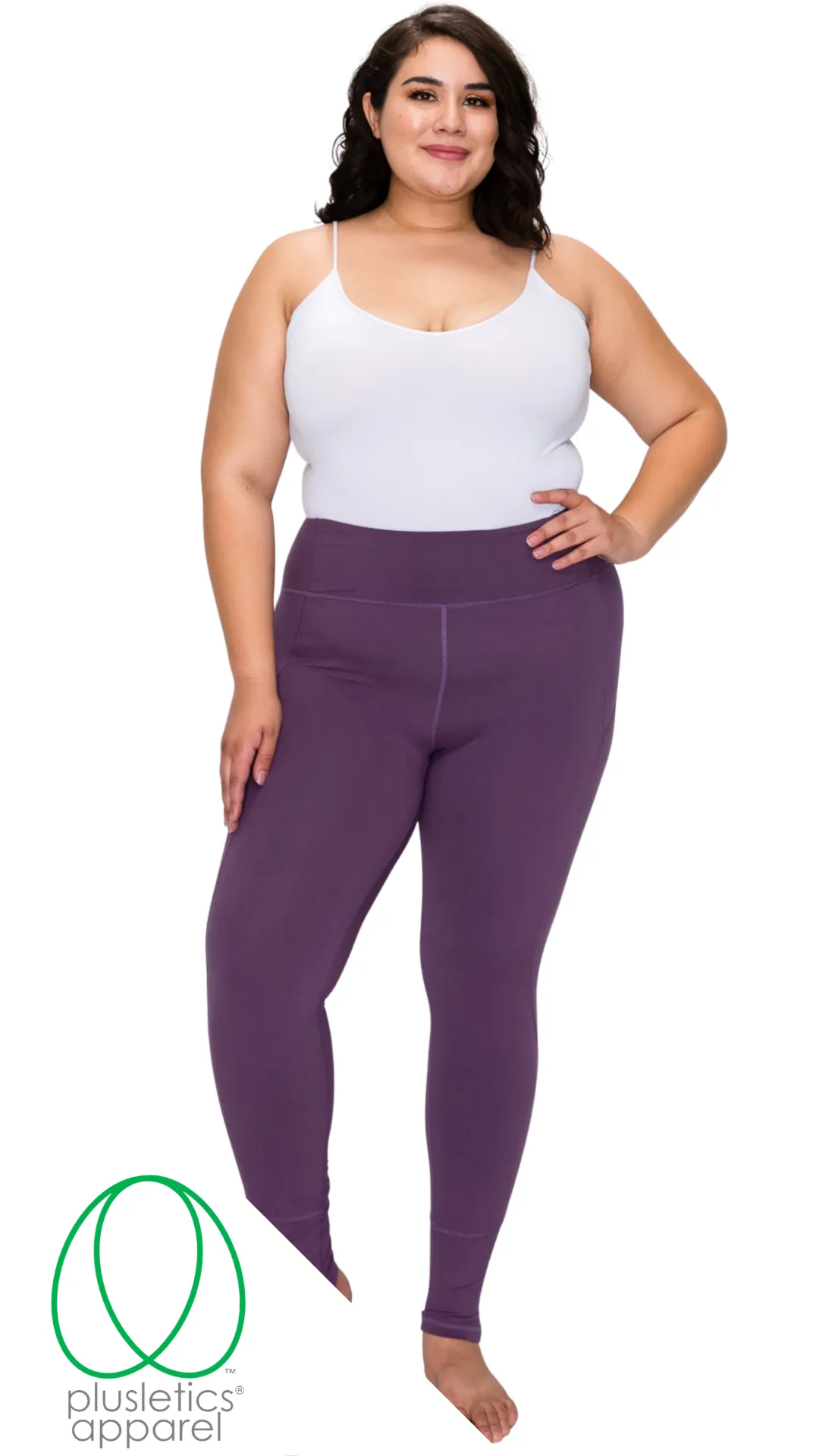 Yoga Leggings Extra Plus 18 - 30 -  Vintage Violet