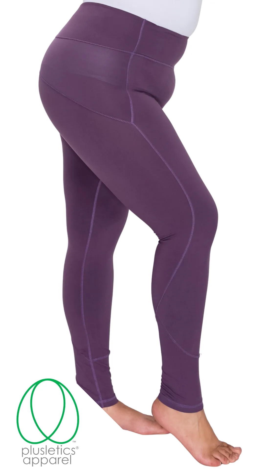 Yoga Leggings Extra Plus 18 - 30 -  Vintage Violet